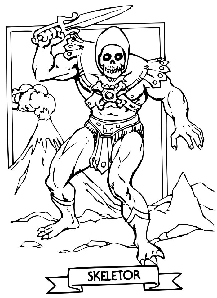 9 Disegni He Man Da Colorare