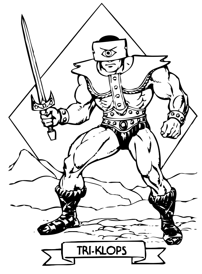 9 Disegni He-Man da Colorare
