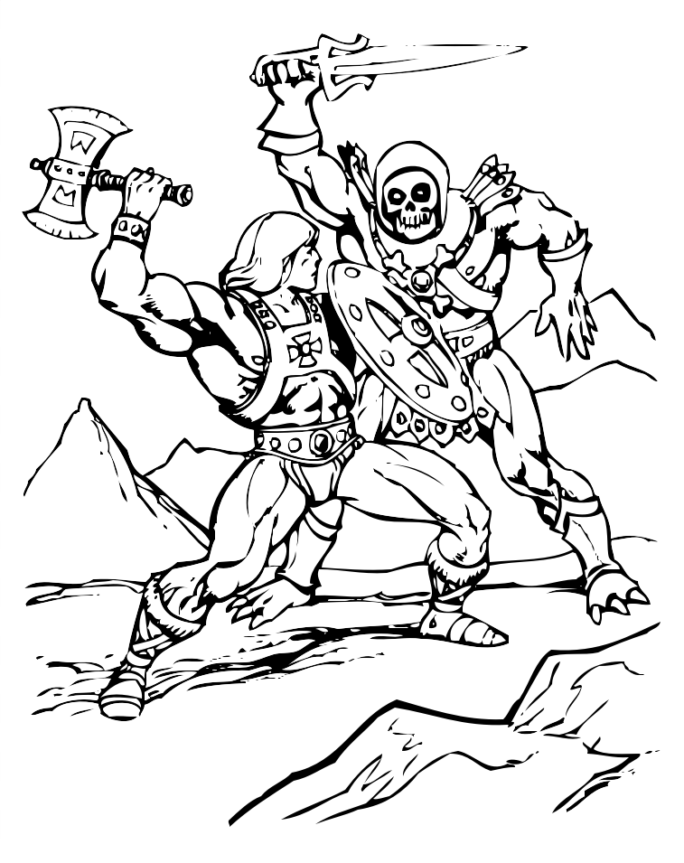 9 Disegni He Man Da Colorare