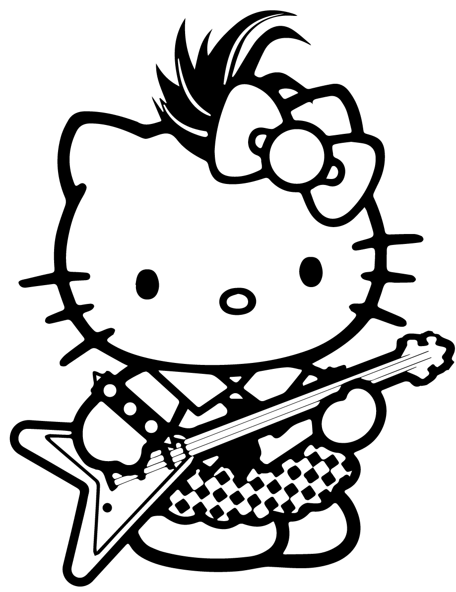 71 Disegni Hello Kitty Da Colorare Per Bambine