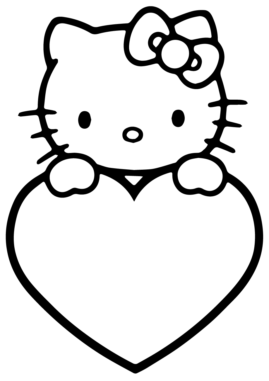 Disegni Da Colorare Di Natale Hello Kitty.71 Disegni Hello Kitty Da Colorare Per Bambine