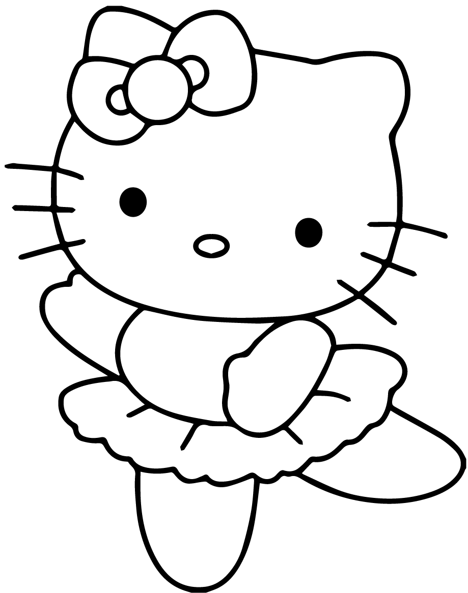 71 Disegni Hello Kitty da Colorare per bambine
