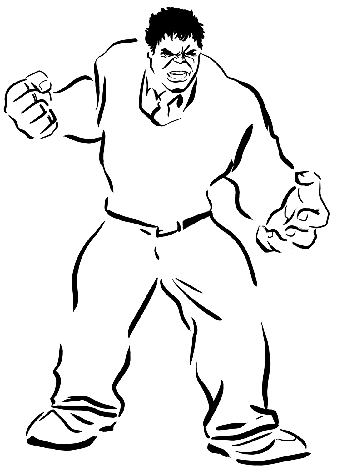 25 Disegni Hulk da Colorare per bambini