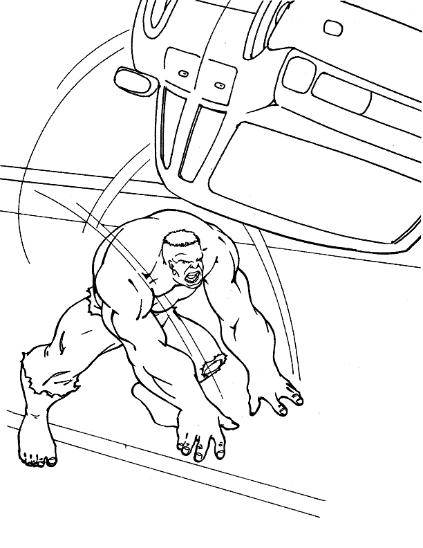 25 Disegni Hulk Da Colorare Per Bambini