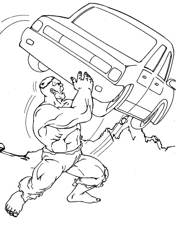 25 Disegni Hulk Da Colorare Per Bambini