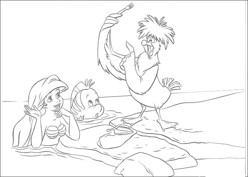 46 Disegni La Sirenetta Da Colorare