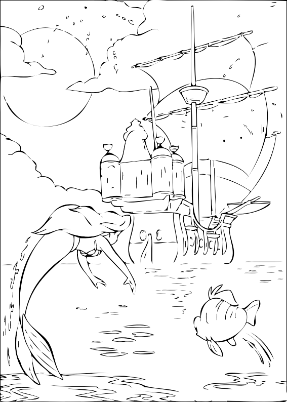 46 Disegni La Sirenetta Da Colorare