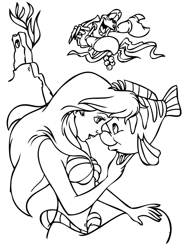 46 Disegni La Sirenetta Da Colorare