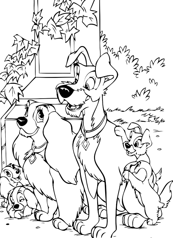 29 Disegni Lilli E Il Vagabondo Da Colorare