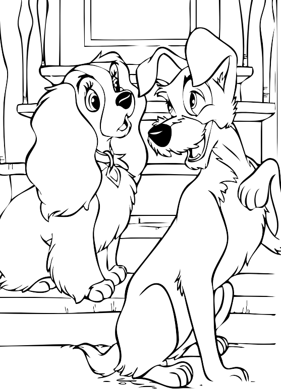 29 Disegni Lilli E Il Vagabondo Da Colorare