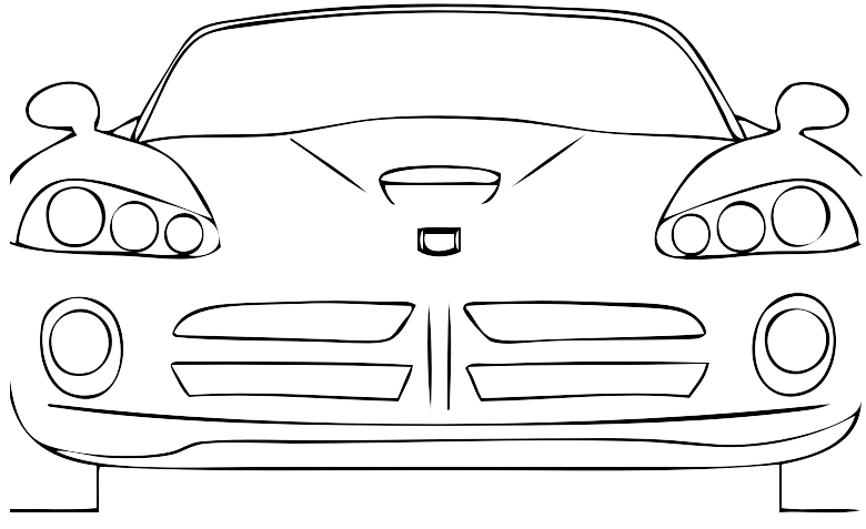 38 Disegni Macchine Da Colorare Per Bambini