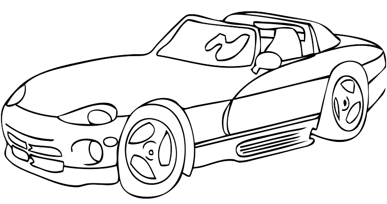 38 Disegni Macchine Da Colorare Per Bambini