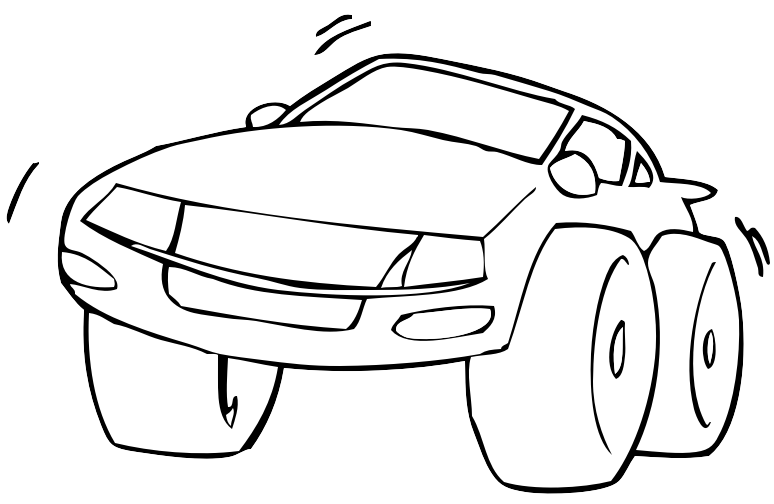 38 Disegni Macchine Da Colorare Per Bambini