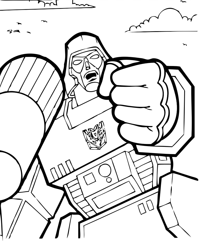 58 Disegni Transformers Da Colorare