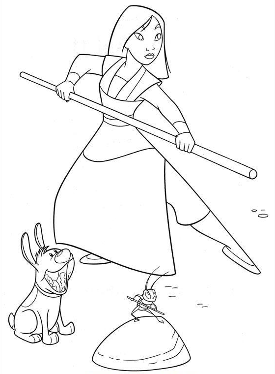 57 Disegni Mulan Da Colorare
