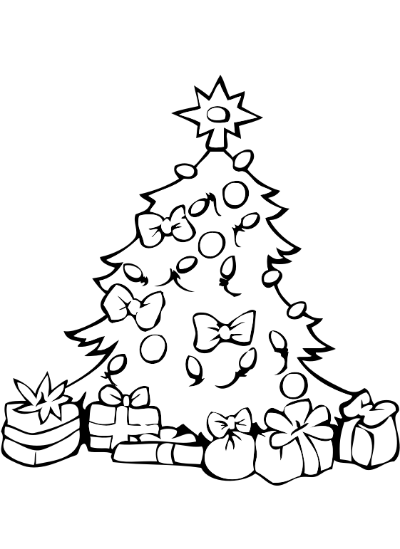 23 Disegni Albero Di Natale Da Colorare