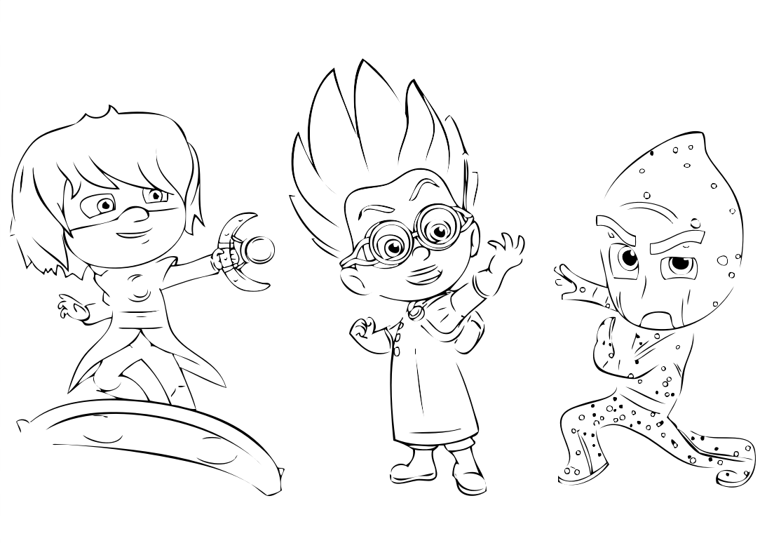 23 Disegni Pj Masks Da Colorare