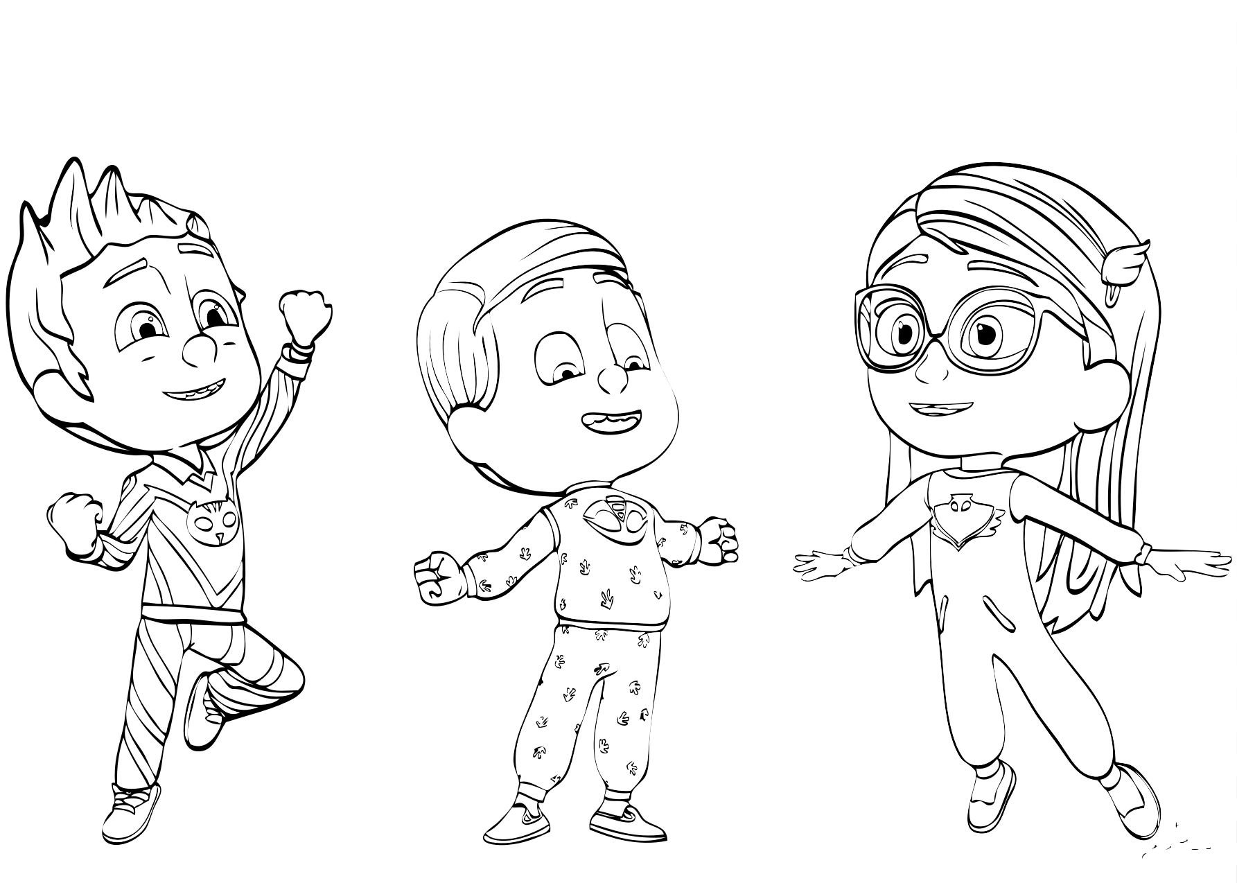 23 Disegni Pj Masks Da Colorare
