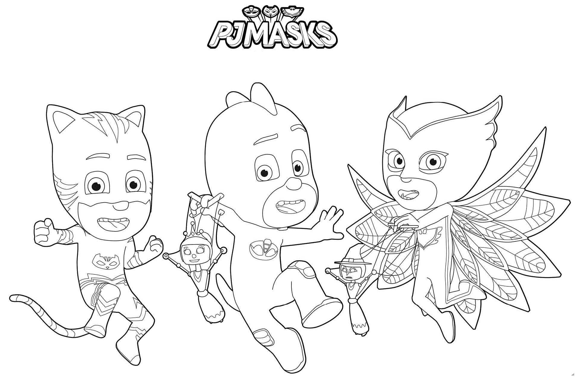 23 Disegni Pj Masks Da Colorare