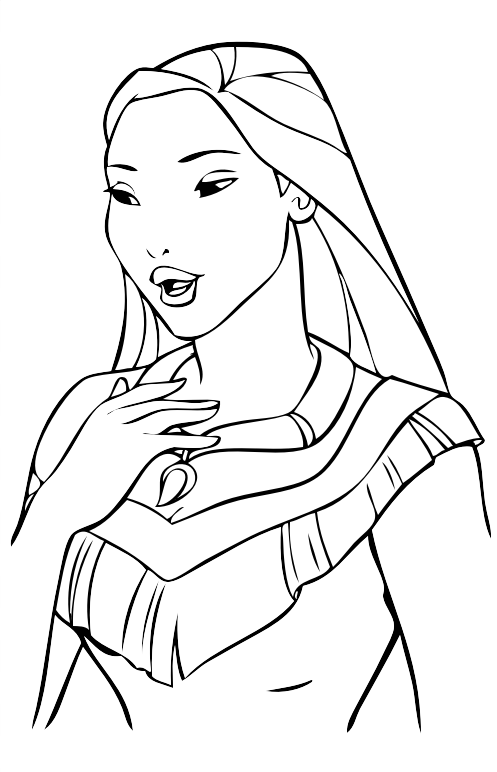 36 Disegni Pocahontas Da Colorare Per Bambine