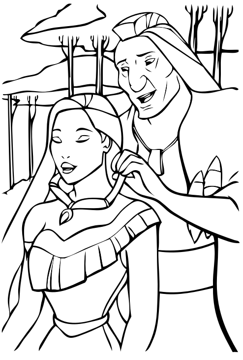 36 Disegni Pocahontas Da Colorare Per Bambine