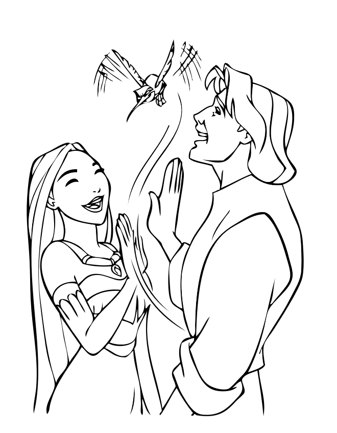 36 Disegni Pocahontas Da Colorare Per Bambine