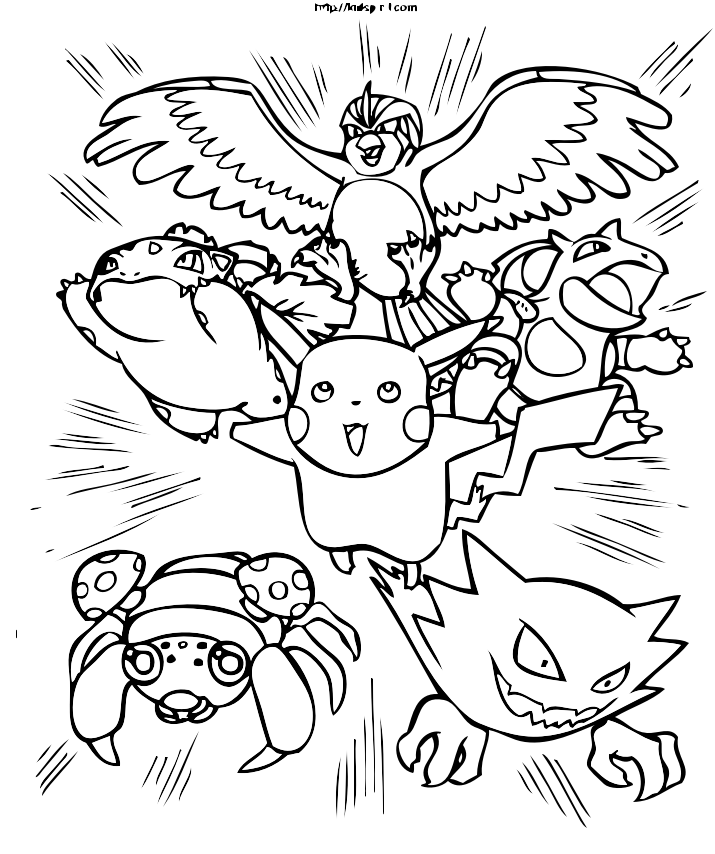 26 Disegni Pokemon Da Colorare