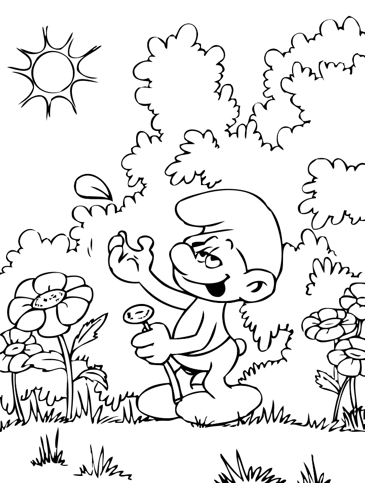 43 Disegni Puffi Da Colorare