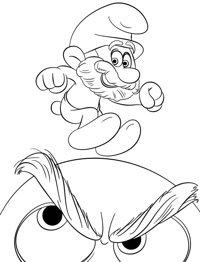 puffi disegno colorato - 8 43 Disegni Puffi da Colorare