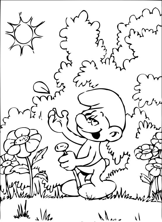43 Disegni Puffi Da Colorare