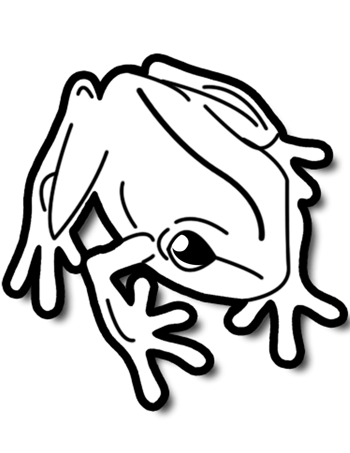 37 Disegni Rana da Colorare per bambini