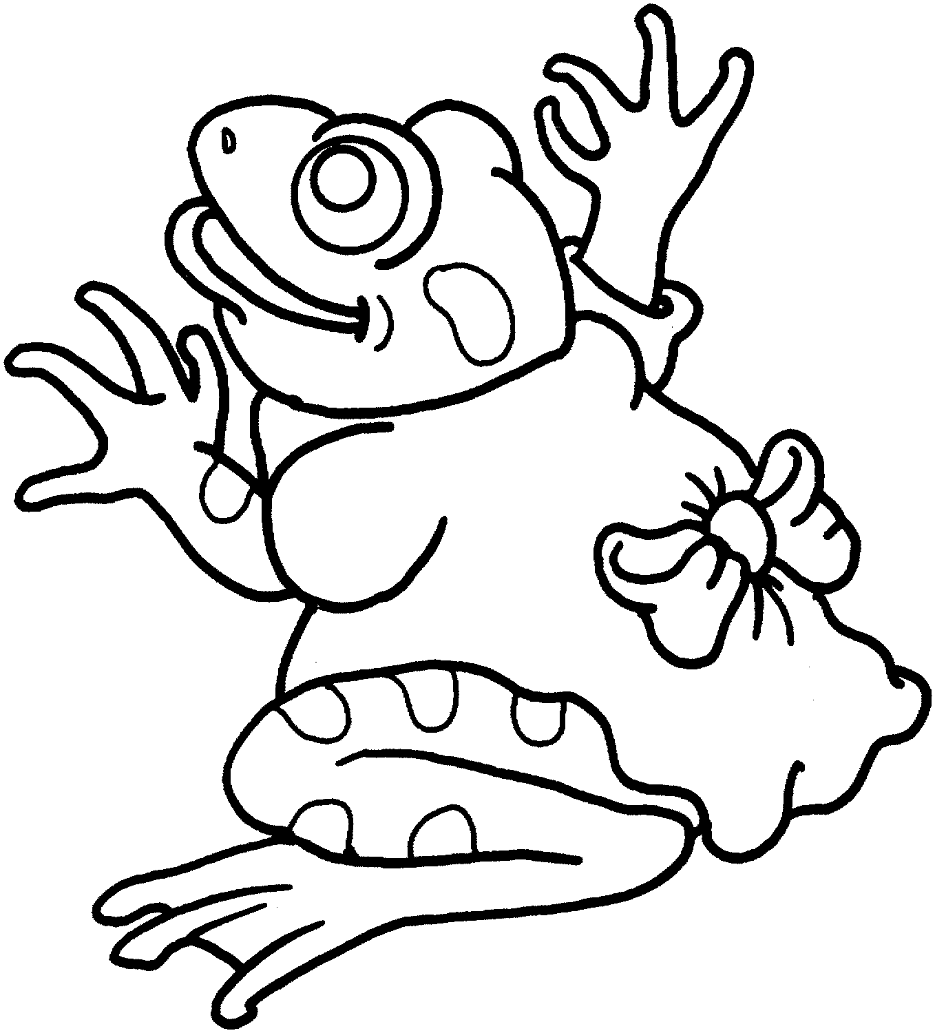 37 Disegni Rane Stilizzate E Simpatiche Da Colorare