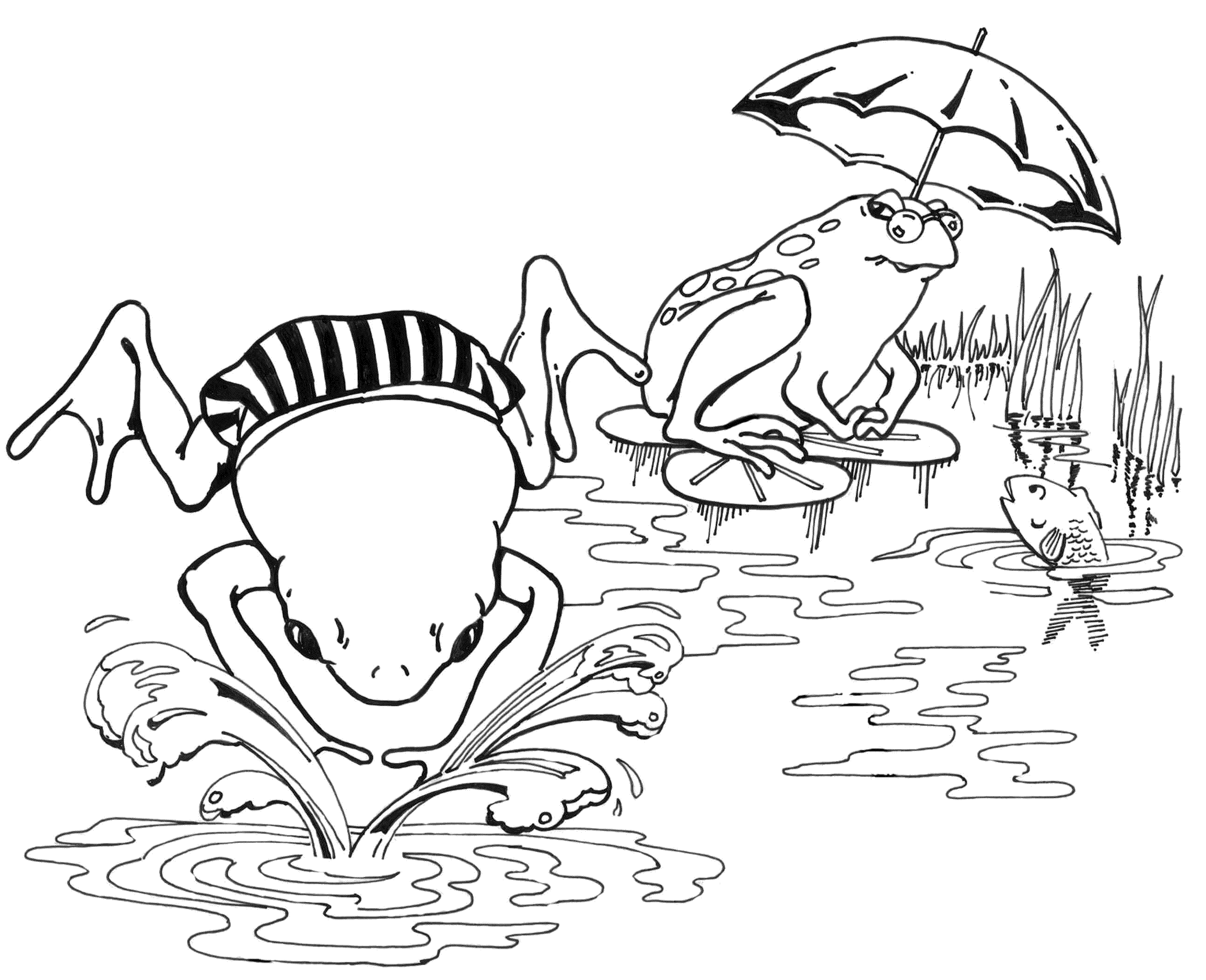 37 Disegni Rane Stilizzate E Simpatiche Da Colorare