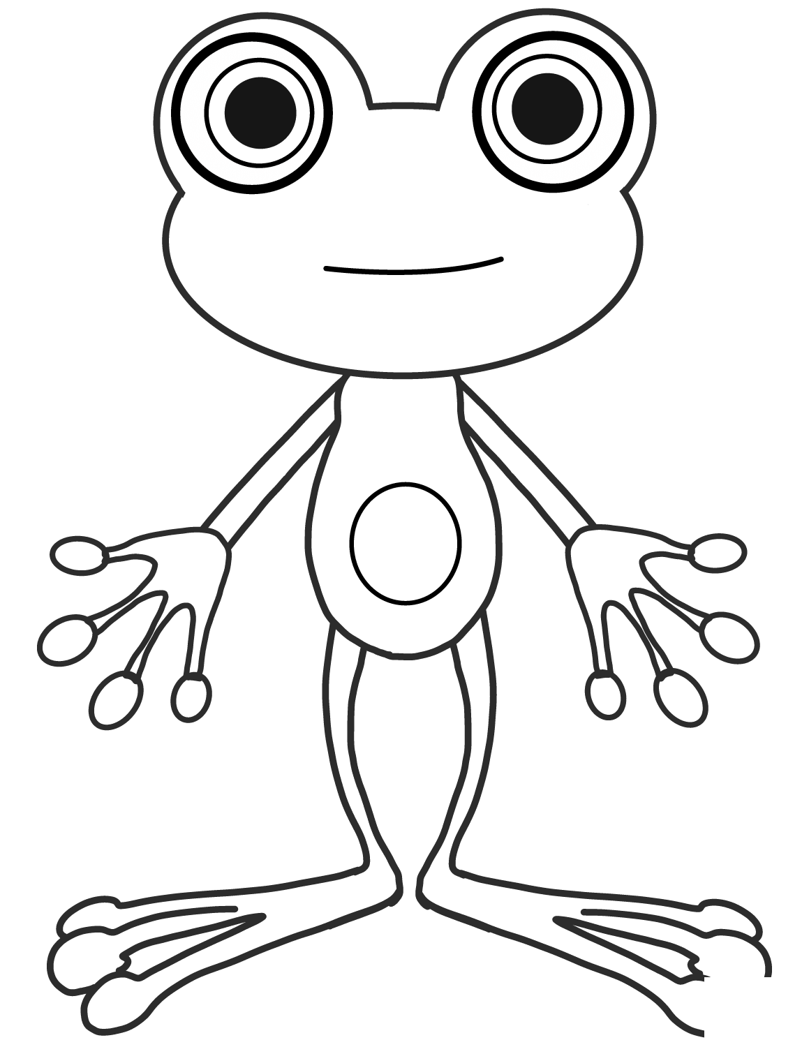 37 Disegni Rane Stilizzate E Simpatiche Da Colorare