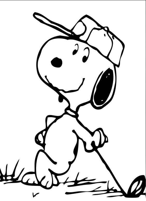 44 Disegni Snoopy Da Colorare