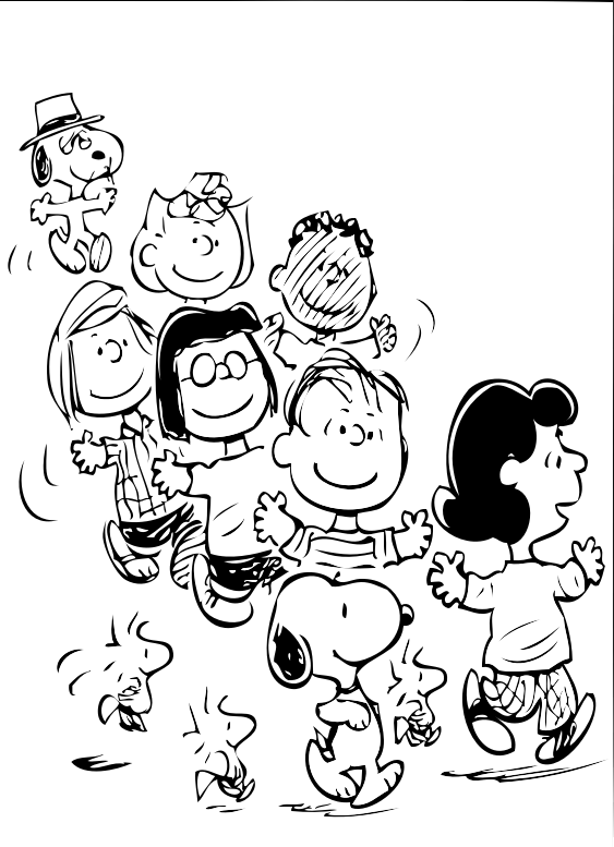 44 Disegni Snoopy Da Colorare