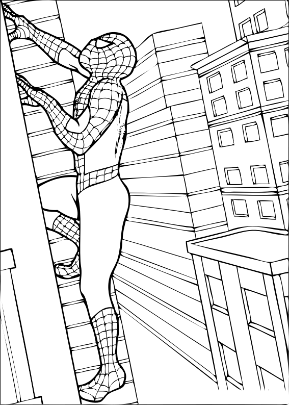 140 Disegni Spiderman da Colorare