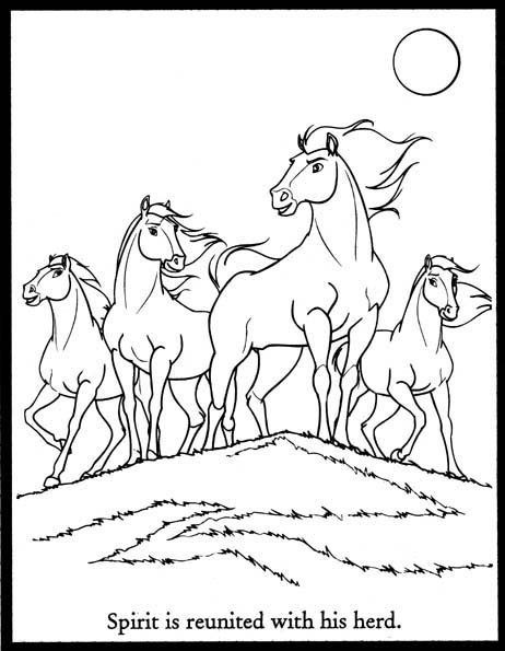 14 Disegni Spirit Cavallo Selvaggio Da Colorare