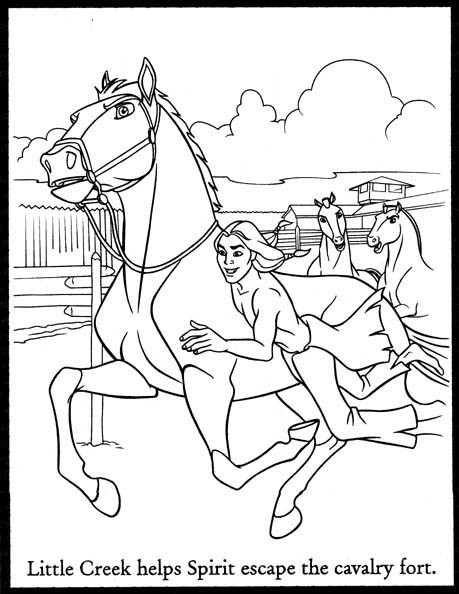 14 Disegni Spirit Cavallo Selvaggio Da Colorare