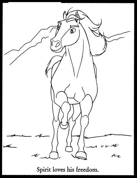 Spirit Cavallo Da Colorare