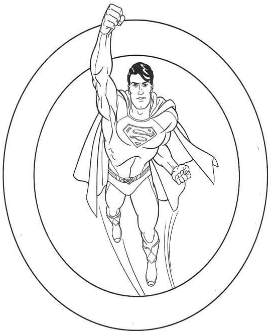 45 Disegni Superman Da Colorare