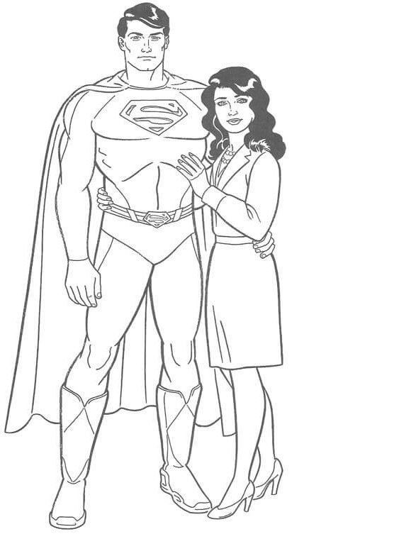 45 Disegni Superman Da Colorare