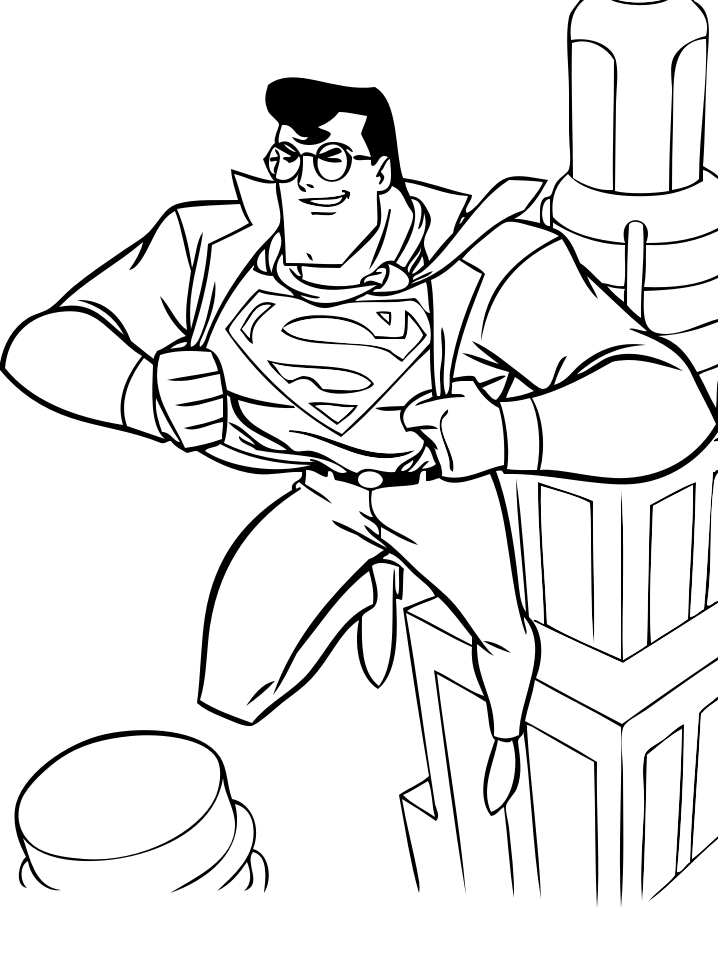 45 Disegni Superman da colorare