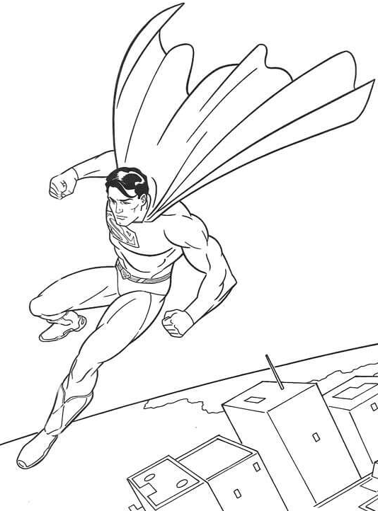 45 Disegni Superman da colorare