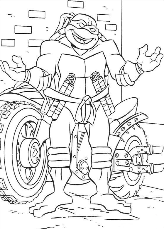 67 Disegni Tartarughe Ninja Da Colorare