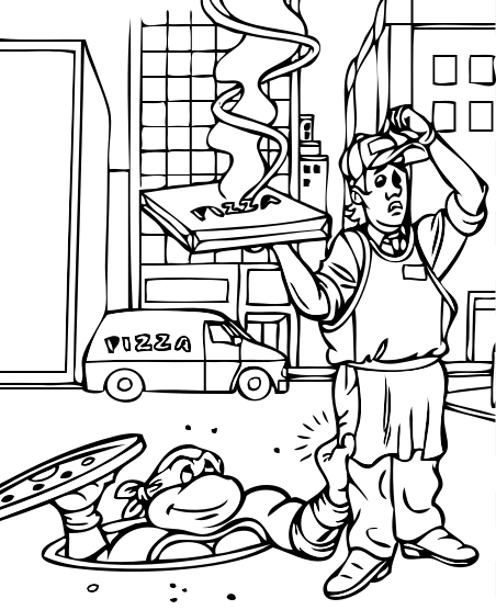 67 Disegni Tartarughe Ninja da colorare