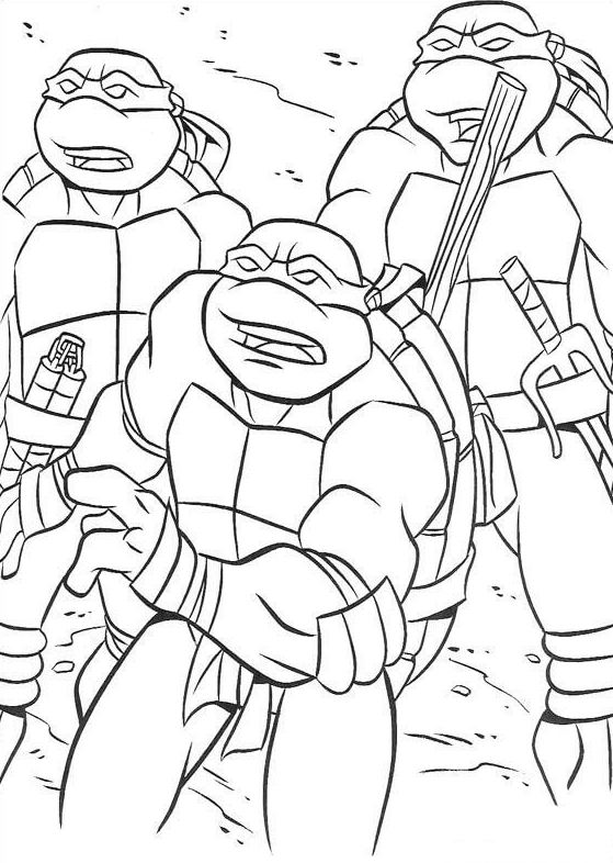 67 Disegni Tartarughe Ninja Da Colorare