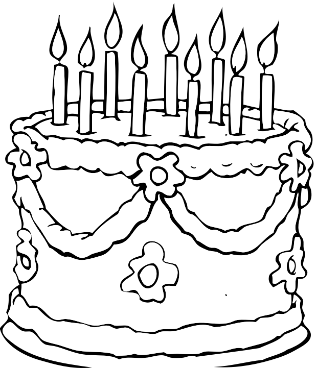 40 Disegni Compleanno Da Colorare Per Bambini