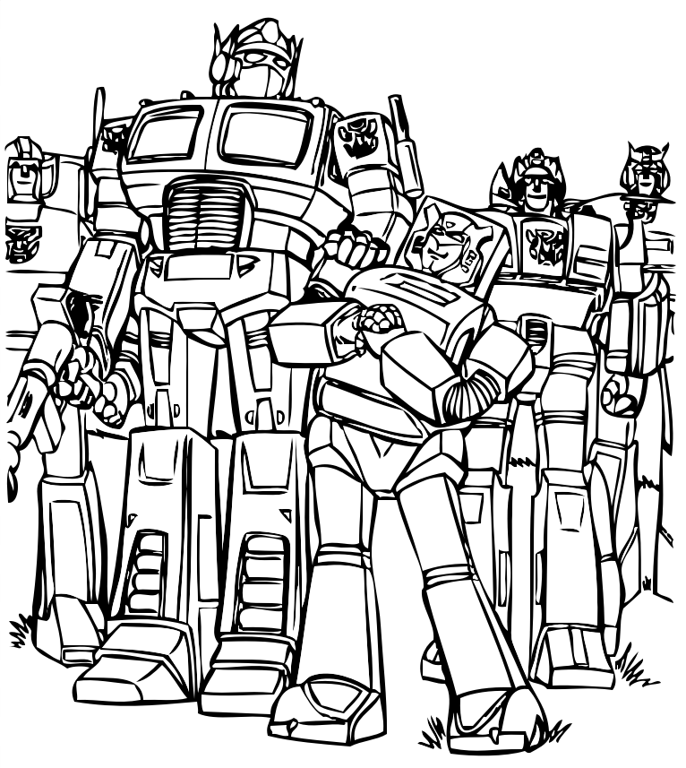 58 Disegni Transformers da colorare