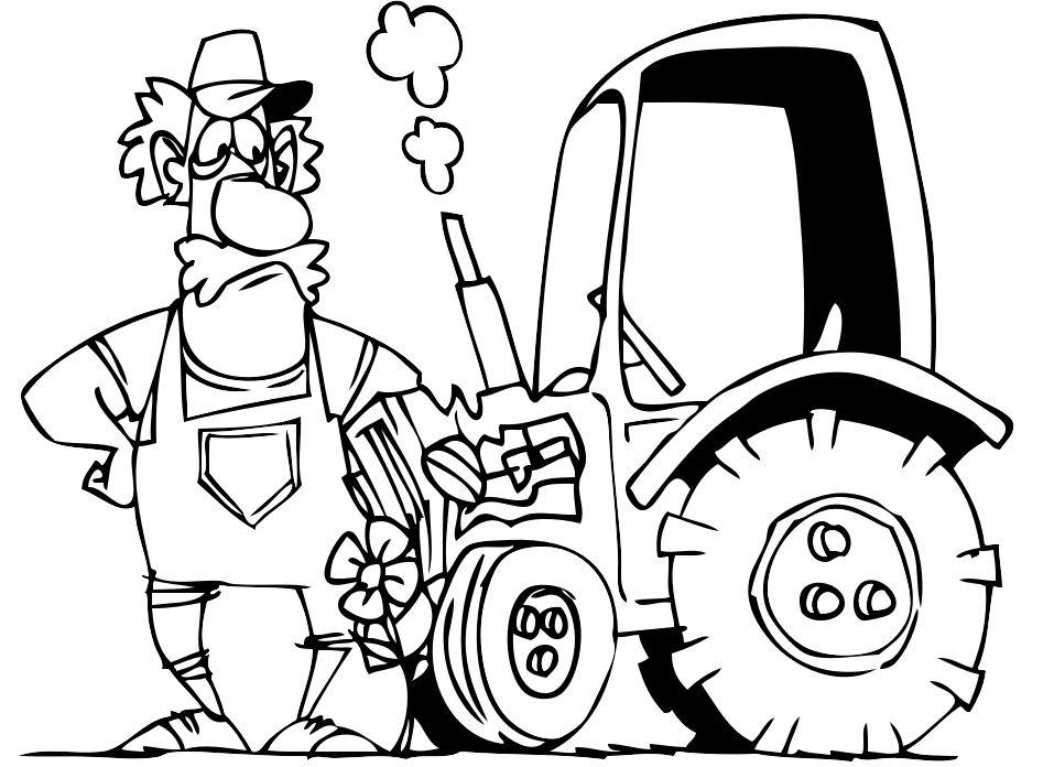 14 Disegni Di Trattori Da Colorare Per Bambini